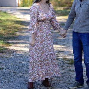 boutique floral maxi dress